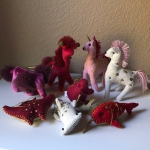 Wonder Shop Christmas Ornaments, Bejeweled Creatures